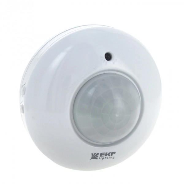 Датчик движения EKF ИК MS-20B (ДД) потолочный 1200Вт, 360гр., до 6м, IP33