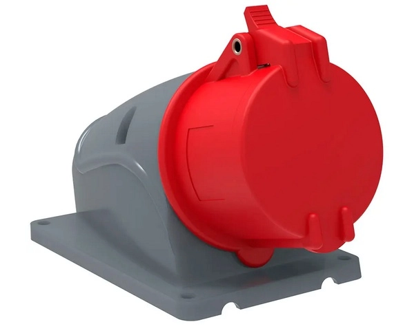 Розетка стационарная IEK MAGNUM ССИ-115 16А-6ч 380В 3P+PE+N IP44 IEK