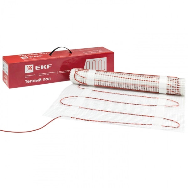 Мат нагревательный двухжильный "Уют" 3,5 кв. м. 525 Вт EKF Proxima (кратно 1)
