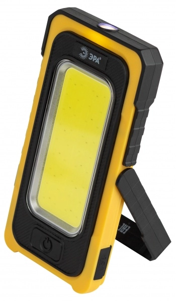 Фонарь светодиодный ЭРА Рабочие Практик RA-811 ручной аккумуляторный 15Вт COB powerbank солнечная батарея магнит