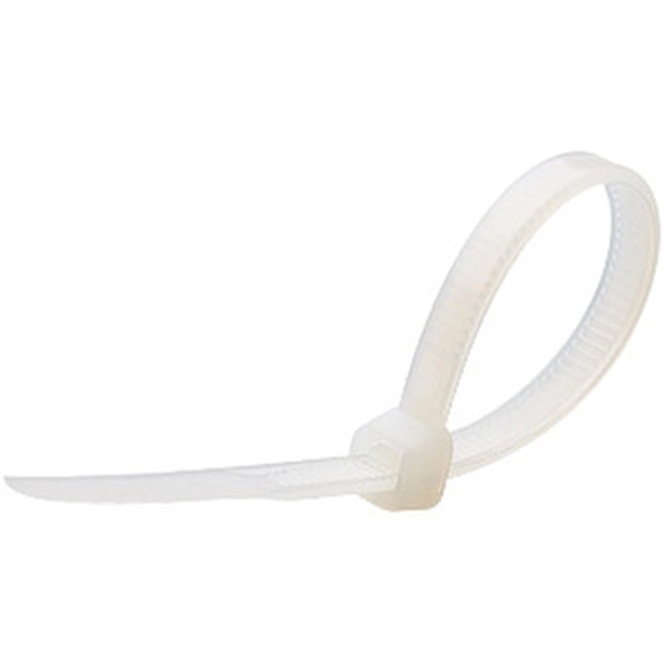 Хомут (стяжка) нейлон  5.0 x 200  белый  (100шт) (Цена за упаковку)  (Fortisflex ) КВТ 49401