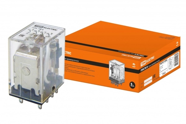 Реле TDM РЭК 78/4 3А 12В АС