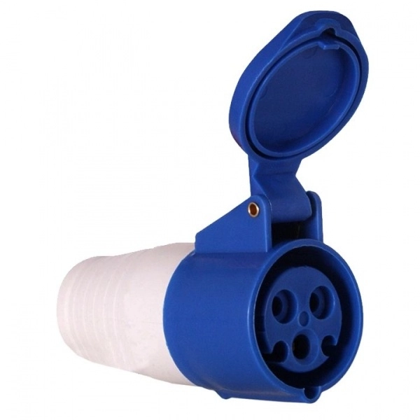 Розетка EKF 213 переносная 2Р+РЕ 16А 220В IP44 (кратно 1)