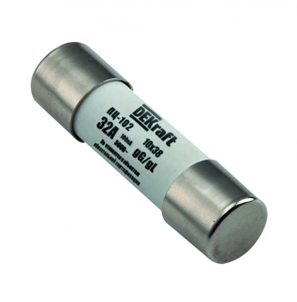 Предохранитель цилиндрический 21362DEK 6A 10x38 ПЦ-102 DEKraft