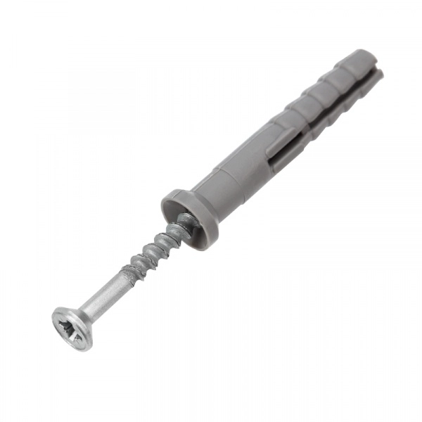 Дюбель-гвоздь потай. 6х40 полипропилен, пакет (100 шт ) KRANZ