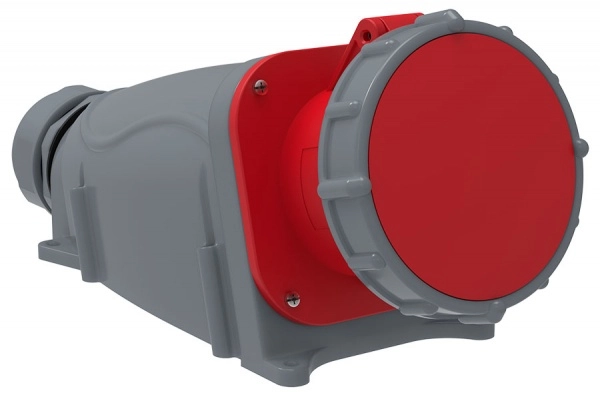 Розетка IEK 135 3Р+РЕ+N 63А 6ч/200/346-240/415В IP67 стационарная MAGNUM