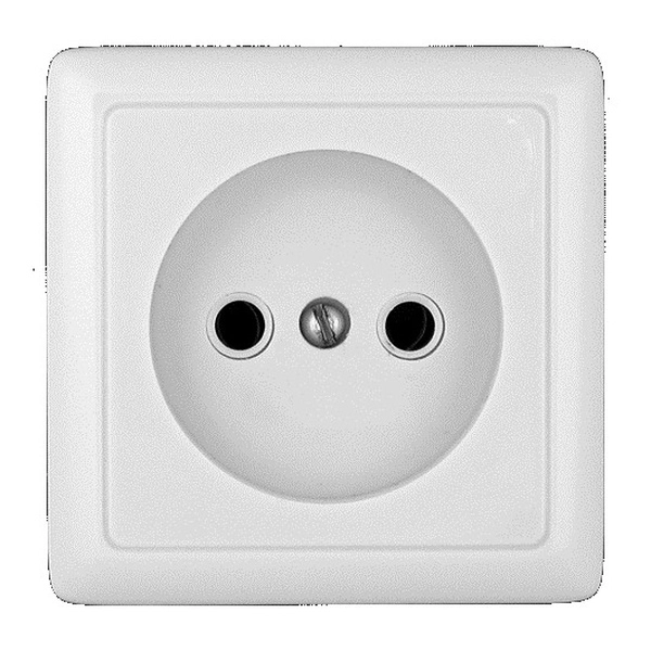 Розетка 250В 10А IP20 ХИТ БЕЛЫЙ открытая установка аналог - RA10-137-B RA10-131-B