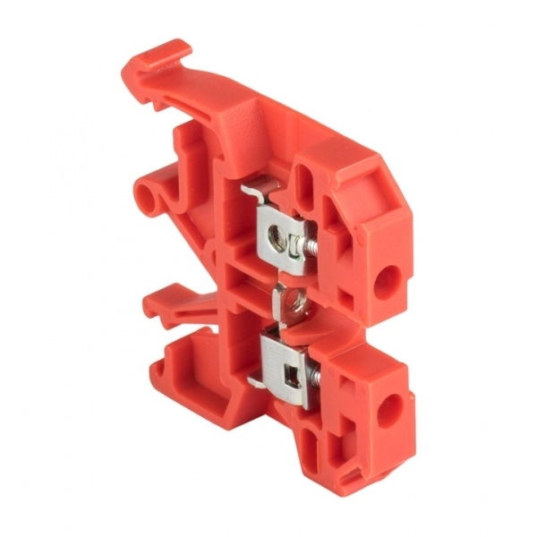 Колодка клеммная JXB-2.5/35 красная EKF (кратно 1)