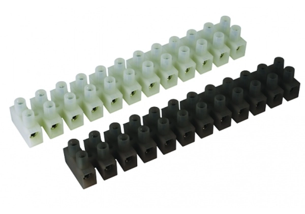 Зажим винтовой   2,5мм2         24А 12пар 12р черный полипропилен 85градС, 450V DKC 43112PL/R  ЗВИ