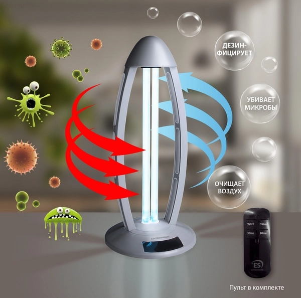 Светильник бактерицидный UVL-001 Серебро Elektrostandard