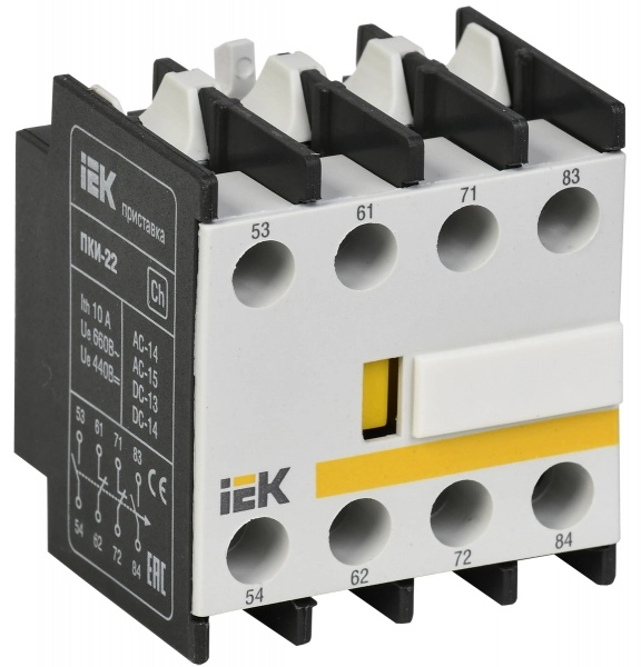 Приставка IEK ПКИ-22 2з+2р для КМИ