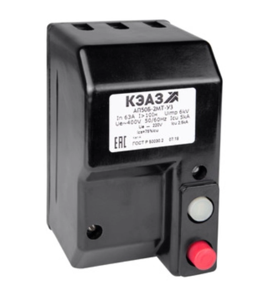 Автомат  АП50Б-2МТ  2П  40А  10кА  под винт  КЭАЗ