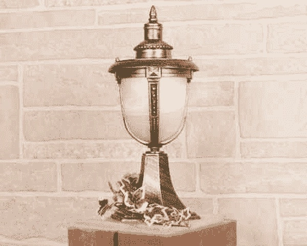 Светильник садово-парковый Elektrostandard Atlas S (GLYF-2010S) черное золото