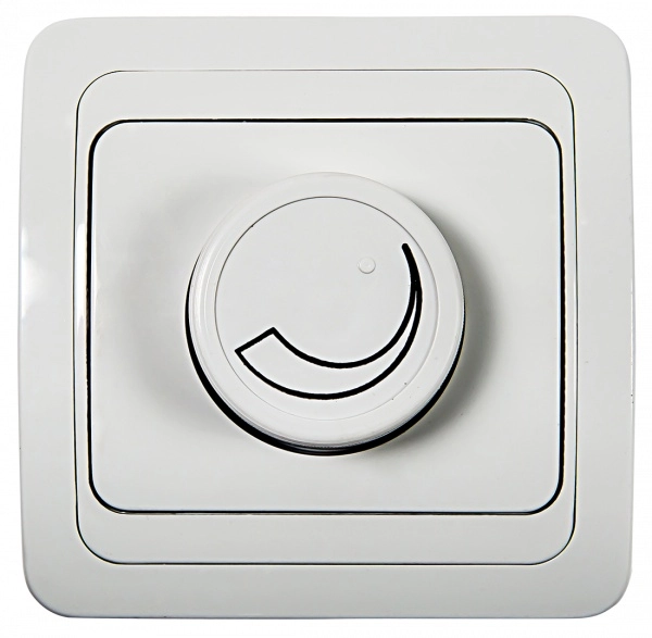 2111-W Диммер СП 600Вт CLASSICO белый IN HOME (2103)