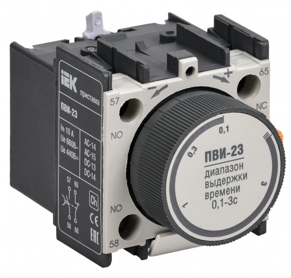 Приставка  IEK ПВИ-23 выкл. 0,1-3сек.