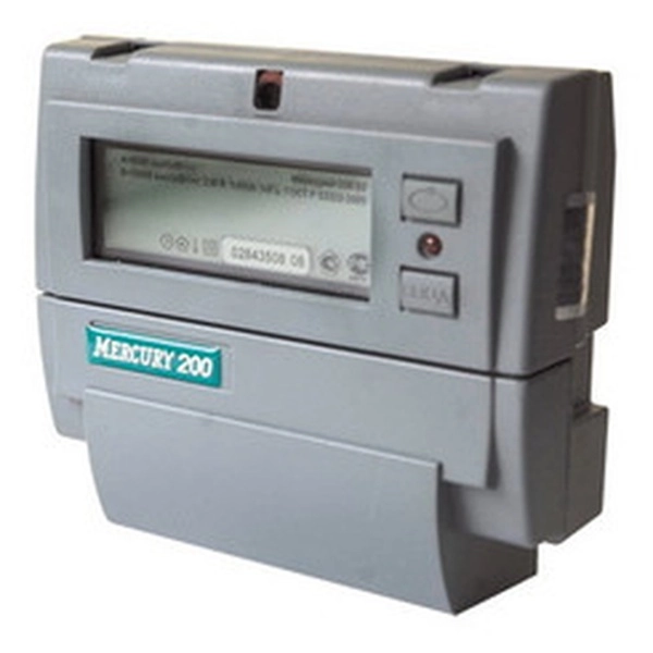 Счетчик Меркурий 200.02 5(60)А DIN, ЖКИ 1-фазный 1 тарифный