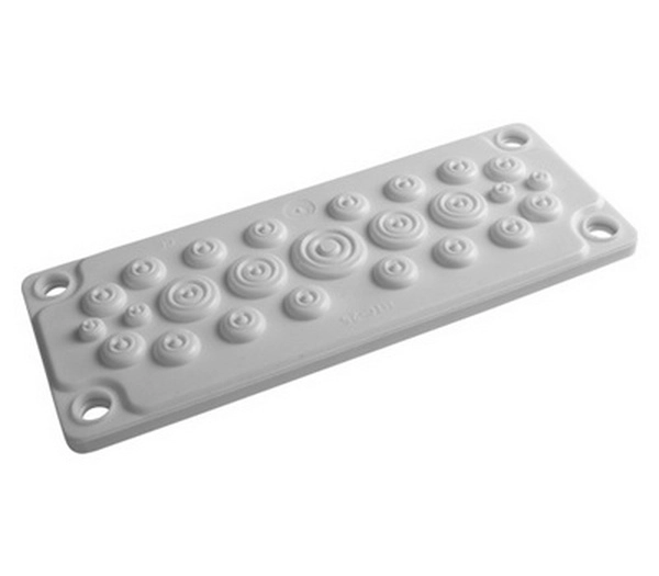 Ввод кабельный пластик V0 UL94, IP65,  +130 - 40, 25 отверстий DKC R5HTC25