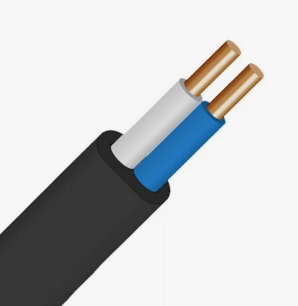 Кабель медный силовой в ПВХ изоляции ВВГнг(А)-LS 2х2,5-0,66 плоский Цветлит (бухта 100)