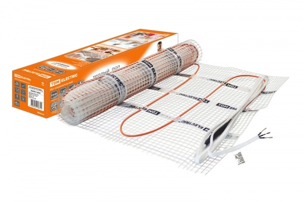 TDM Комплект теплых полов  "Комфорт" МН без регулятора (двужильный мат, 1 кв. м, 150 Вт)
