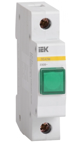 Лампа  сигнальная  IEK  ЛС-47М (матрица) зеленый