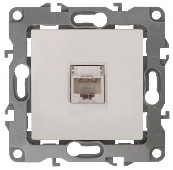 Розетка информационная RJ45 Эра12 СЛОНОВАЯ КОСТЬ 12-3107-02 Б0014724