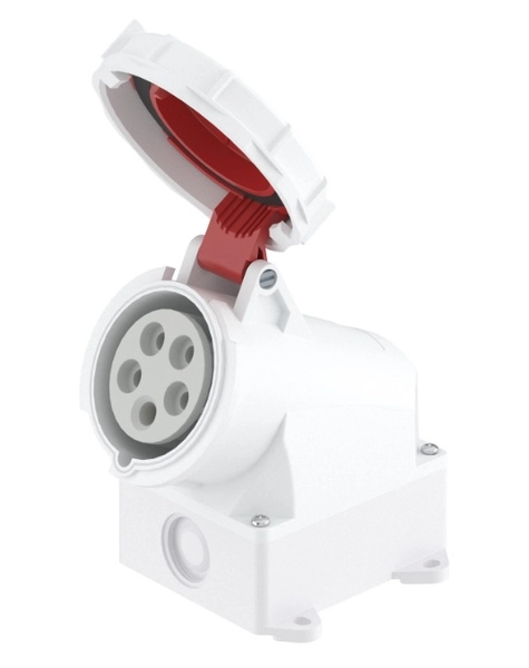 Розетка настенная DKC IP67 32A 3P+E+N 400В DIS5183257T