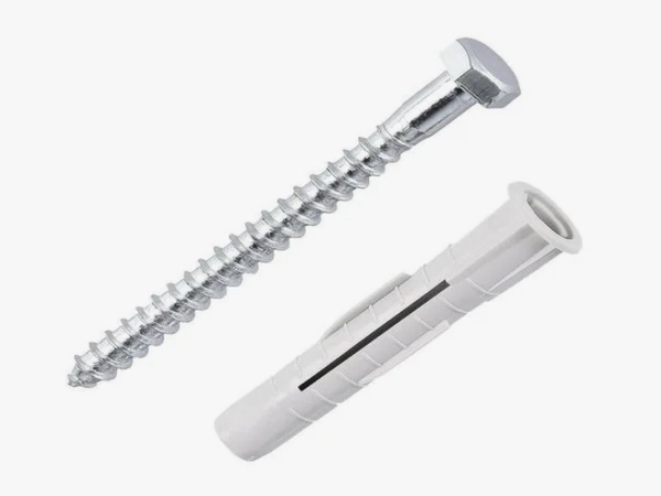 Шуруп глухарь 8х80  и дюбель (тип U) 12х71 (2 шт/упак) -набор Verlen-Volga