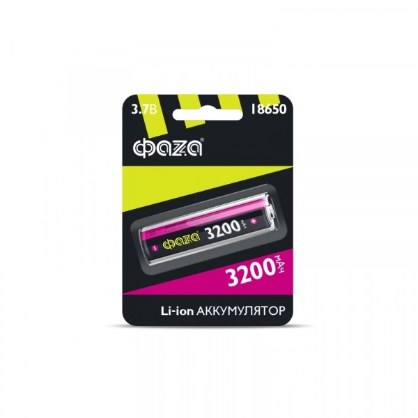 Аккумулятор18650 3200мАч BL-1 ФАЗА
