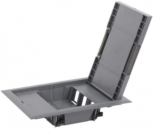 Лючок напол. 12 модулей серый ONFLOOR  () IEK KNL-57-12-7012