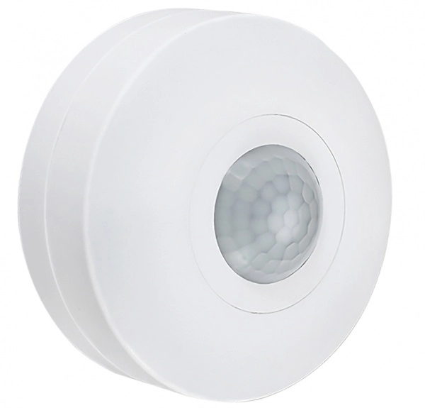 Датчик движения IEK ДД 025 1200Вт, 360 градусов.,6м, IP20 белый