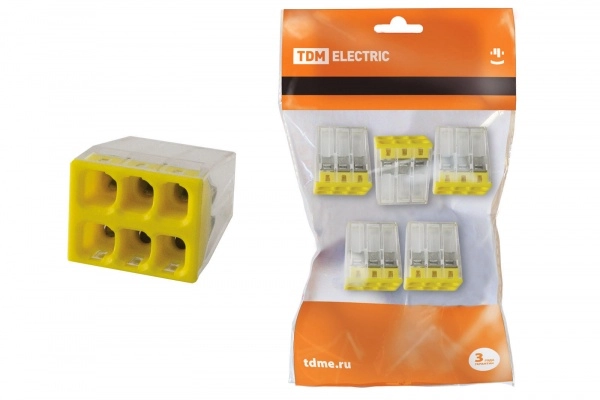 TDM КБМ-2273-246 Клемма строительно-монтажная с пастой (2,5мм2) (5 шт/упак) SQ0517-0126