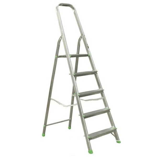 Стремянка 5 ступеней, 103см алюминиевая Алюмет АМ705
