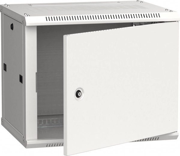 Шкаф LINEA W 6U 600x450 мм дверь металл, RAL7035 ITK