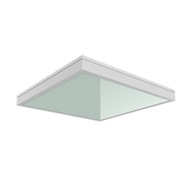 Светодиодный светильник "ВАРТОН" медицинский накладной 595*595*55мм с защитным силикатным стеклом 36 ВТ 4000К класс защиты IP54