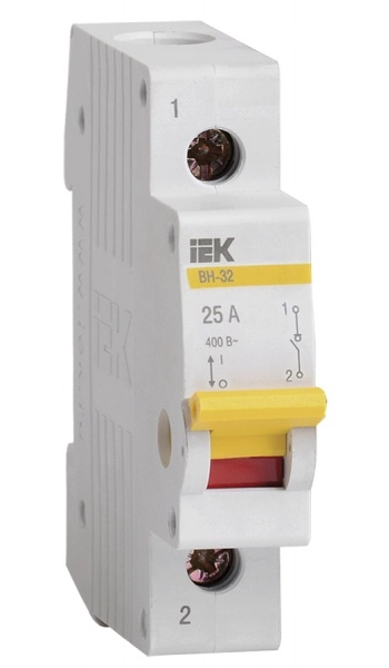 Выключатель нагрузки 1П 25А IEK ВН-32