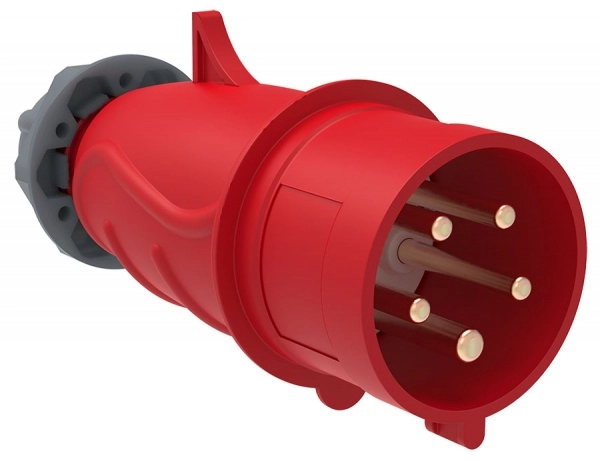 Вилка кабельная IEK 015 3Р+РЕ+N 16А 6ч/200/346-240/415В IP44 переносная MAGNUM