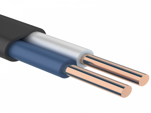 Кабель медный силовой в ПВХ изоляции ВВГнг(А)-LS 2х1,5-0,66 плоский (кратно 20)