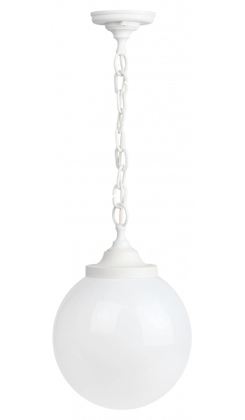 Светильник садово-парковый ЭРА НСБ 01-60-251 шар опал подвес- цепь D=250 мм
