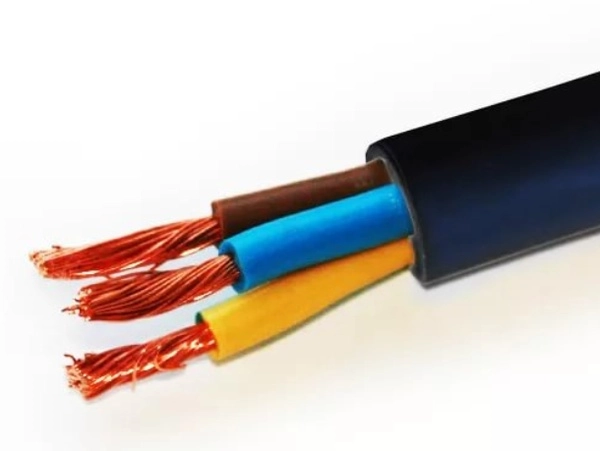 Провод бытовой ПВС 3х2,5 черный ГОСТ (бухта 100)