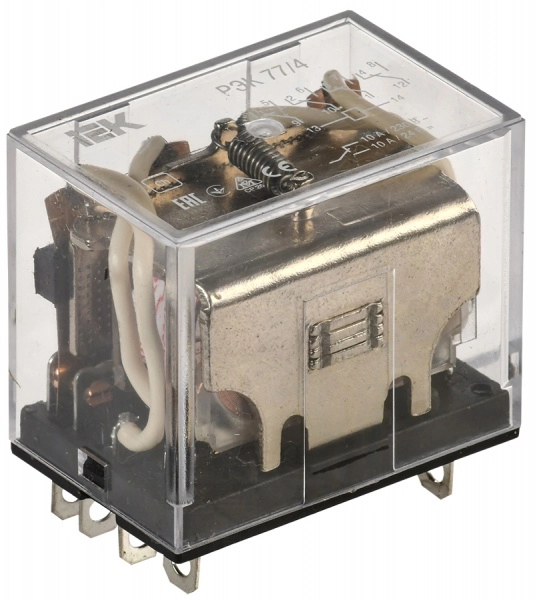 Реле РЭК77/4(LY4) с индикацией 10А 24В DC