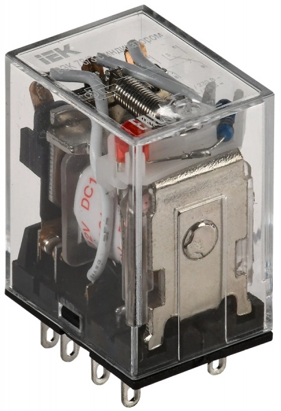 Реле РЭК78/3(MY3) с индикацией 5А 12В DC
