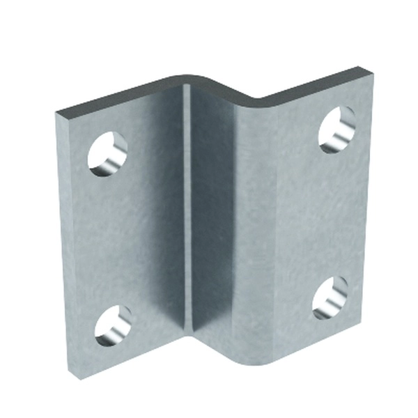Пластина для крепления консолей BBF60 к тяжелому подвесу/профилю горячеоцинкованная DKC BMD2002HDZ (кратно 50)