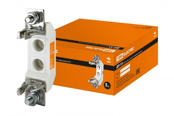 Держатель предохранителя габарит 00/00С 160А TDM ДП-33