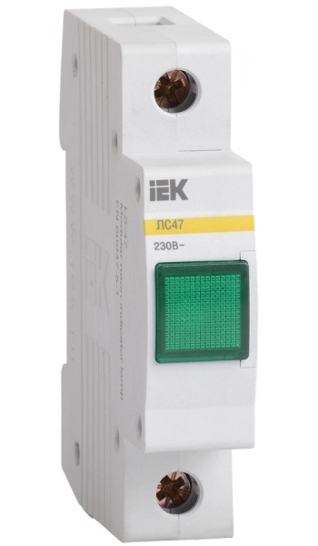 Лампа сигнальная IEK  ЛС-47 неон зеленый