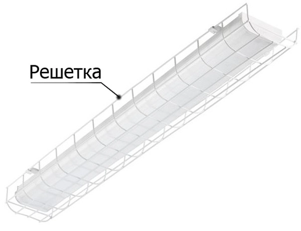 Решетка защитная для светильников TLPL236/228/254