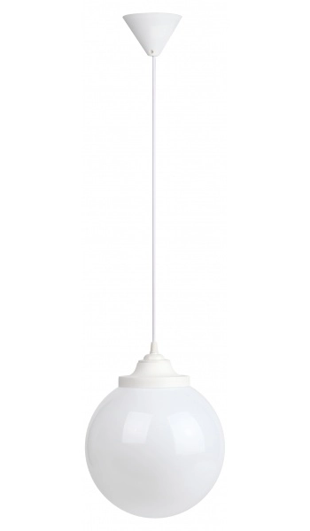 Cветильник потолочный ЭРА НСБ 01-60-251 шар опаловый подвесной на шнуре IP40 Е27 max 60 Вт d250mm