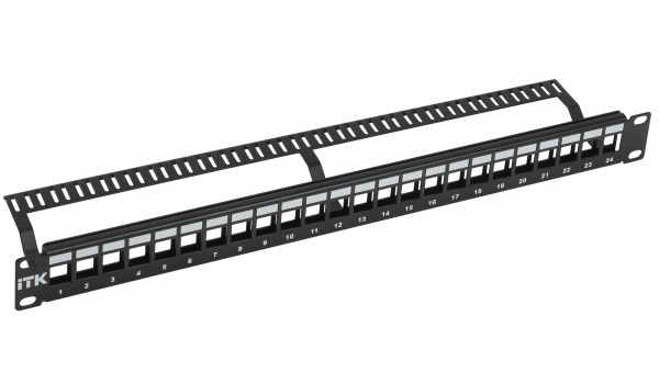 ITK 1U Модульная патч-панель UTP 24 порта