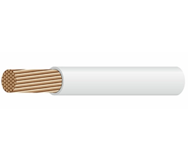 Провод медный ПуГВ 1,5 (ПВ-3 1,5) белый (бухта 20)
