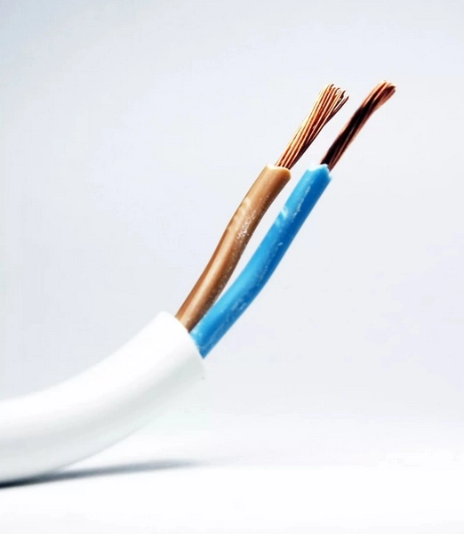 Провод бытовой ПВС 2х1,5 белый ГОСТ (бухта 10)