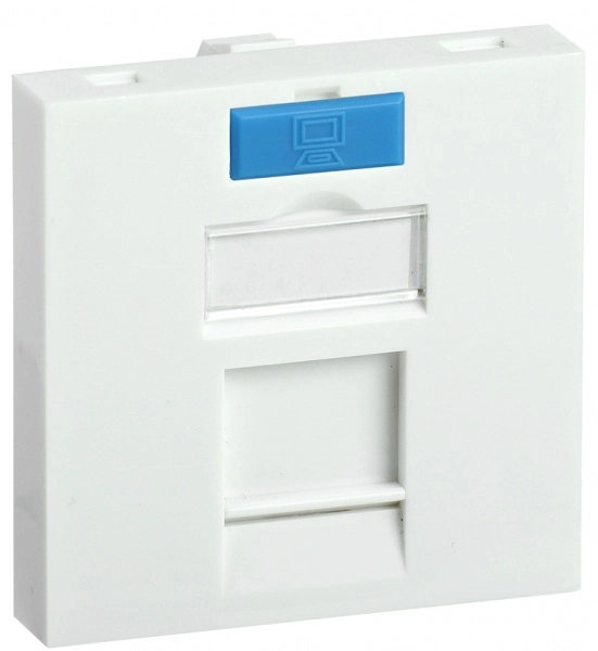 Вставка 45х45мм для 1 мод. Keystone Jack с маркером ITK